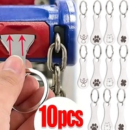 10-2Pcs Shopping Cart Tokens Trolley Token Keychain  - Home Kitchen Bar Gadget - Metal Token Pendant