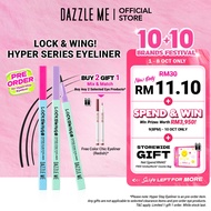 [Ready Stock] DAZZLE ME Lock & Wing Hyper Series Eyeliner - Long Lasting & Waterproof Penggaris Mata