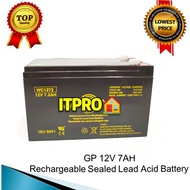 PRO🏠Autogate UPS GENUINE 12V 7.2Ah Rechargeable Sealed Lead Acid Battery