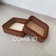 Rattan Box Basket Rattan Parcel Basket/ Rattan Gift Box/ Dowry Basket/