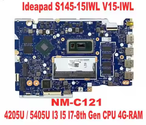 NM-C121 For Lenovo Ideapad S145-15IWL V15-IWL Laptop Motherboard