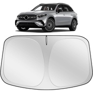 XHRING Windshield Sun Shade Sunshade Compatible with Mercedes Benz GLC 300 GLC300 2023-2025 2026 Acc