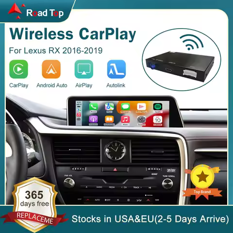 Wireless CarPlay for Lexus RX 2016-2019, with Android Auto Mirror Link AirPlay Car Play Functions