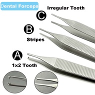 Dental Tissue Tweezer Dental Forcep Extraction Hemostat 1*2 Tweezer Home Organization Forceps Dressi