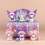 MINISO S4nr10 X Pajamasminiso BLIND BOX Series Kuromi My Melody Cute Figure Display Figure Decoratio