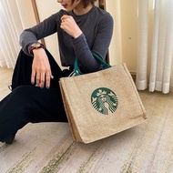 Starbucks TOTE Bag กระเป๋าสตาร์บัค สตาร์บัคส์ กระเป๋า สตาร์บัคส์ กระเป๋า ใบใหญ่ สินค้าจากโรงงานเดียวกันกับช้อป