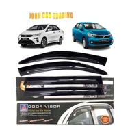 Perodua Bezza 2016~2025 3" Window Door Visor (AG) Bezza Air Press Flat Bezza New Door Visor P.Bezza