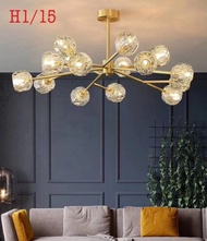 Đèn Chùm Trang Trí Hiện Đại H15 Có Kèm Bóng Đèn Led