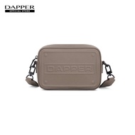 DAPPER กระเป๋าสะพายข้าง DAPPER Embossed Crossbody Bag สีเบจ