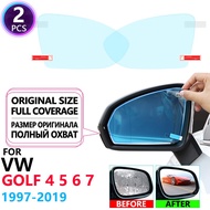 Full Cover Anti Fog Rainproof Film Rearview for Volkswagen VW Golf 4 5 6 7 Sportsvan 1997~2019 Golf 