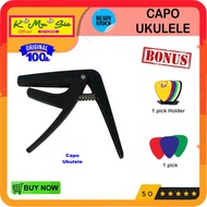 Import Quality Capo ukulele cak cuk bonus pick holder pick