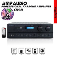 Karaoke Amplifier Ampaudio CK9N Bluetooth Stereo Amplifier Wireless Audio Home Karaoke Power Amplifi