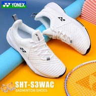 2023 YONEX Yonex รองเท้าแบดมินตันของแท้ดูดซับแรงกระแทกทนทานต่อการฉีกขาดทั้งชายและหญิงมีขนรองเท้าออกกำลังกายกีฬาทั่วไป SHTS3