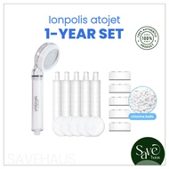 [1-Year SET] Atojet Filter Shower head Compatible Filter Refill Atojet filter Rust Impurities Remova