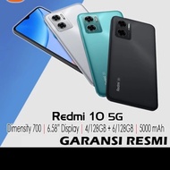 Redmi 10 5G ram 4/128 garansi resmi