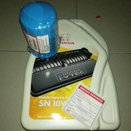 MINYAK ENJIN KERETA HONDA GENUINE FULLY SEMI SYNTHETIC CAR ENGINE OIL 10W-30 5W-30 0W-20 0W-30 + OIL
