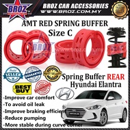 Hyundai Elantra OEM Rear C-Type Car Shock Absorber Buffer - Red