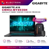 GIGABYTE A16 CMHI2-MY893SH 16" WUXGA 165Hz Gaming Laptop Black Steel ( i7-13620H 16GB 512GB SSD RTX4
