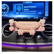 2025 New Cartoon Hello Kitty Car Air Outlet Navigation Bracket Phone Holder Holder Universal ofwp