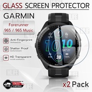 MLIFE - กระจก 2.5D - นาฬิกา Garmin Forerunner 965 / 965 Music ฟิล์มกันรอย กระจกนิรภัย เต็มจอ เคส สาย