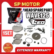WAVE125 HEAD SPARE PART COMPLETE SET - LEO R&D THAILAND