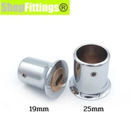 Shower Room Pipe Connection Connector Tube to Glass Connector Support Bar Fittings Round Tube Pipe C