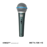 PROMO- MIC KREZT BETA 58 KOPER + SWITCH / MIC KABEL KREZT BETA58