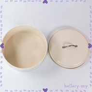 [HelleryMY] Biscuit Storage Container Round Snack Tin Canister for Chocolate Crafts