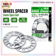 KYO-EI Wheel Spacer Set 4H 5H PCD98-114.3 2pcs P-003-2P
