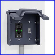 RV Electrical Outlet Panel Stainless Steel Outlet Panel 20A Distribution Box Automotive Supplies Wea