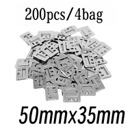 C0F0E.200pcs 50mm*36mm WPC Clip Wall Panel Clip/ Wall Cladding Clip/ Integrated Wall Panel Grommet C