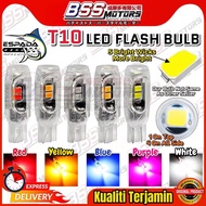 5 BRIGHT CHIP Car & Motorcycle T10 LED Signal Thailook Strobe Lampu LED Light Universal Signal Flash