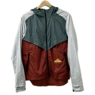 NIKE Blouson Jacket khaki Zip-up Red Long sleeves White Direct from Japan Secondhand