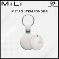 MiLi MITag Item Finder Luggage Key  Bag Tracker Portable Bluetooth Tracker With Leather Key Ring ZZM