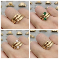 Us gold 10k snake ring