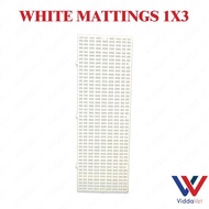 White Mattings 1x3 Farm Animal Flooring Mat Pig Goat Chicken Use 1pc 3pcs 5pcs & 10pcs mattings