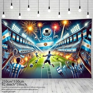 2026 Arena Argentina Peminat Pesta Bola Sepak Kain latar belakang foto siaran langsung perlawanan bo