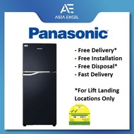 PANASONIC NR-BA229PKSG 187L BLACK TOP FREEZER REFRIGERATOR