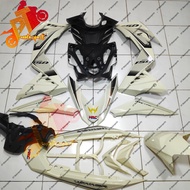 Honda RS 150 V1 V2 Cover Set Creamy White Winner 6 HRC Transparent Sticker