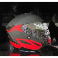 หมวกกันน็อค หมวกนิรภัย INDEX รุ่น ASTRO แว่น 2 ชั้น ถอดซักได้ มีทุกสี ดำ ขาว หมวกกันน๊อค