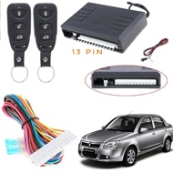 Proton Saga BLM Security Car Alarm System Center Lock Relay Remote Control Penggera Kereta