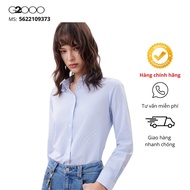 Women's Blue Long Sleeve Shirt G2000
