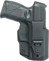 B Bluetac Kydex IWB Holsterตีสองหน้าเหมาะกับ G2 PT111/G2c/G3c Glock 17/22/31/47 Glock 43/43X/MOSทำงา