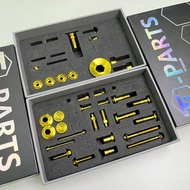 Titanium Bolt Upgrade Kit for Shimano R9170 R9150 R9070 | Groupset Dura Ace Di2 drivetrain Brake