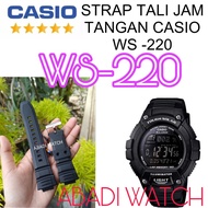 Casio WS220 W-S220 WS 220 W S220 Rubber Watch Strap Casio watch Strap fits and can be used directly