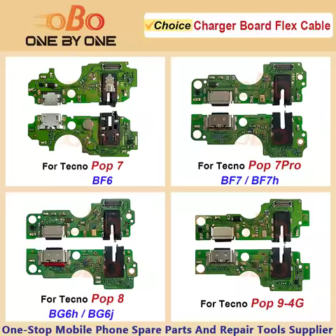 USB Charging Dock Board For Tecno POP 7 Pro 8 9 4G 5G BF6 BF7 BF7h BG6h BG6j Charger Port Connector 