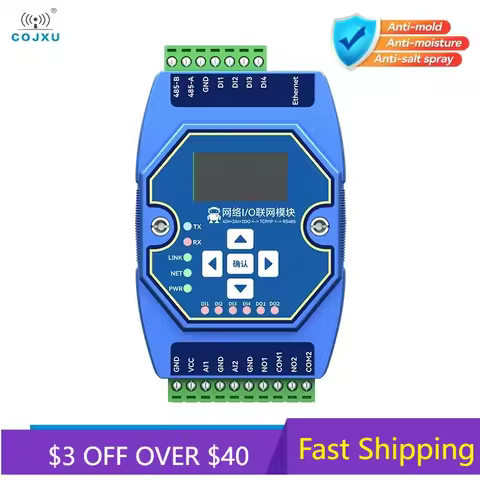 Multi-Channel Analog and Digital Acquisition Control COJXU ME31 Series DI AI DO AO RJ45 RS485 Modbus