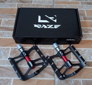 PEDAL SEPEDA MTB MERK RAZE 3 SEALED BEARING BLACK