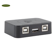 USB Printer Sharer Device 2 Ports USB2.0  Printer Sharing Peripheral for Printer USB Splitter Sharin