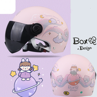 หมวกกันน๊อค ผู้หญิง ตัวการ์ตูน แฟชั่น ABSวัสดุ.หลายสีหลายแบบ ราคาถูก 【พร้อมส่ง】